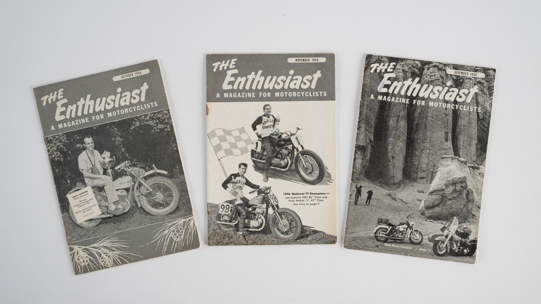 1956 The Harley-Davidson Enthusiast Magazine Set Auction | Mecum