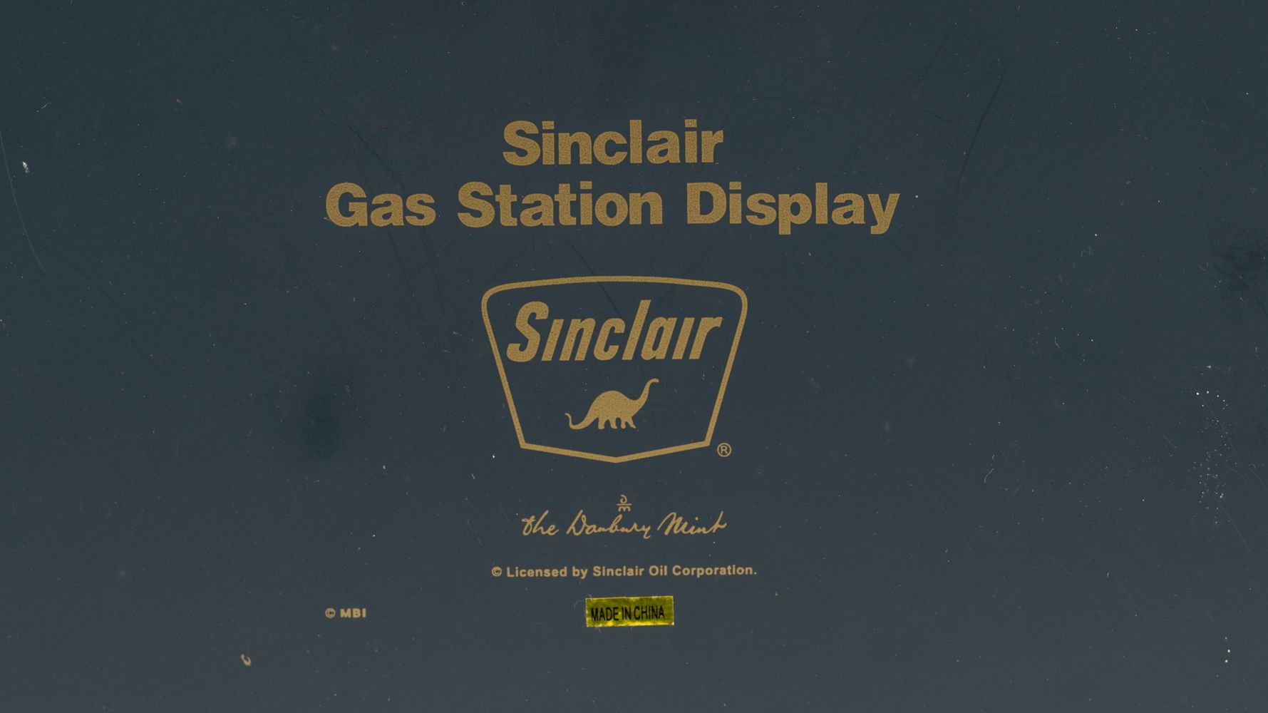 Garage Station-service Miniature Ancien En Métal - DV3125, état D'origine Rare