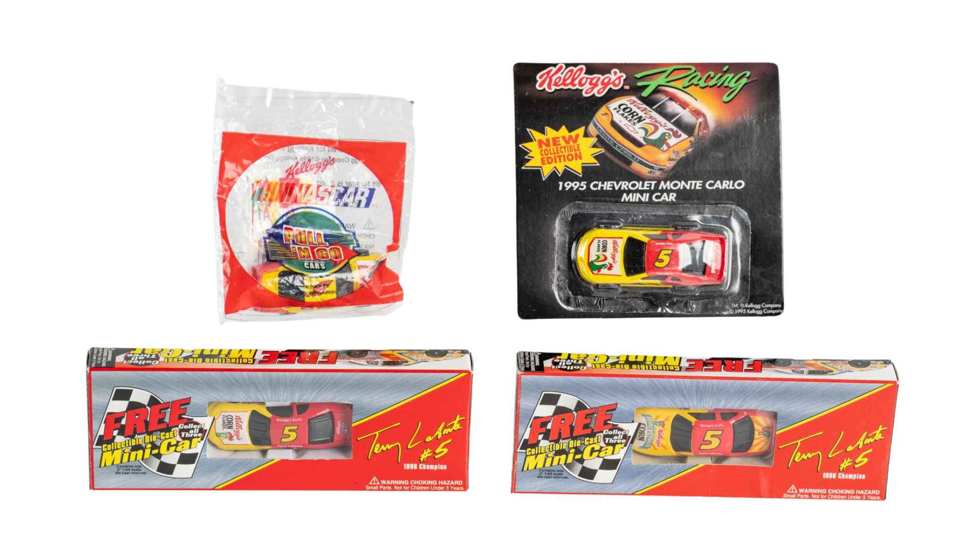 1990s Kellogg's Racing #5 Die-Cast Cars, Featuring Terry Labonte