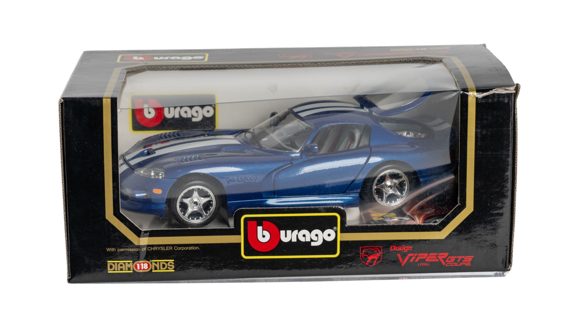 1996 Burago Dodge Viper GTS Coupe Die-Cast Model Auction | Mecum