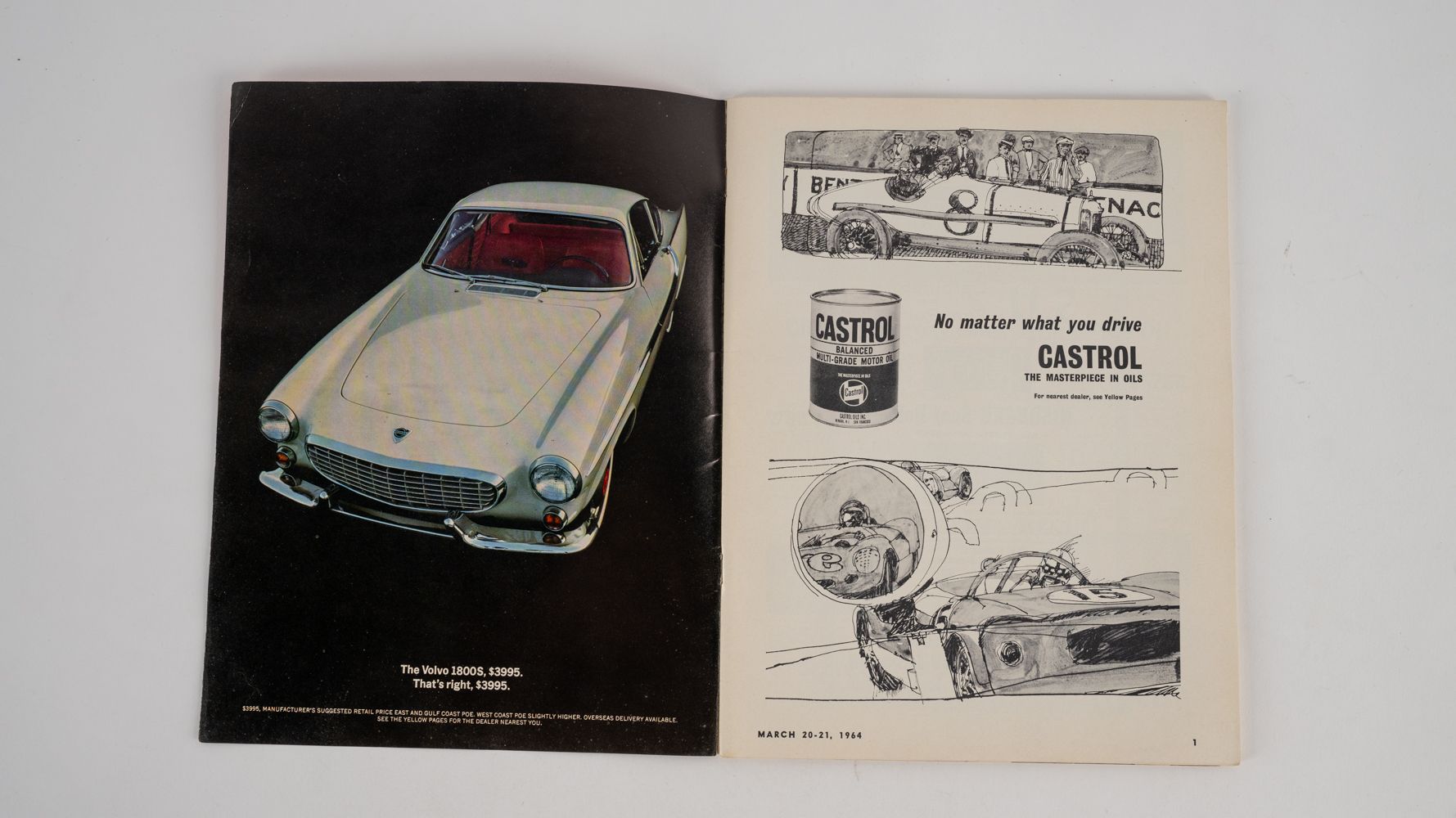 Original 1964 Sebring Race Program Auction | Mecum On Time