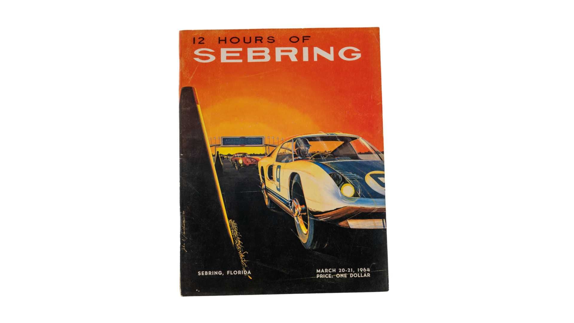 Original 1964 Sebring Race Program Auction | Mecum On Time