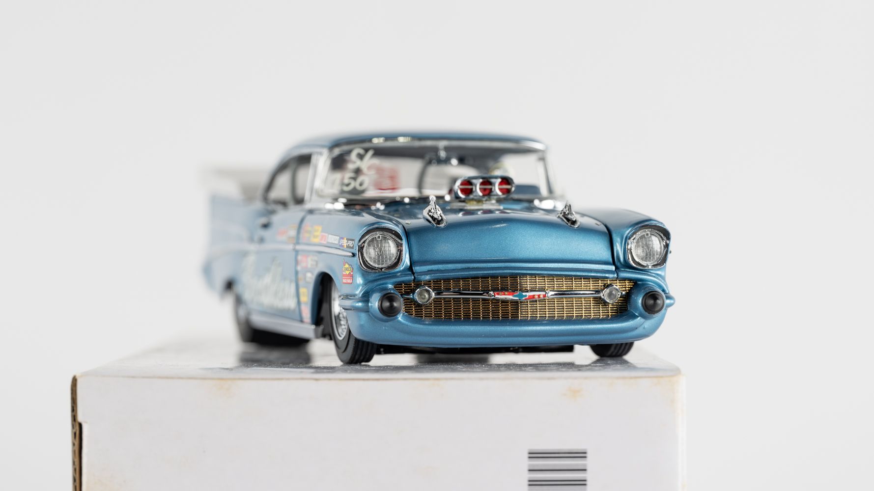 The Danbury Mint 1957 Chevy Pro Street Super Comp Auction Mecum