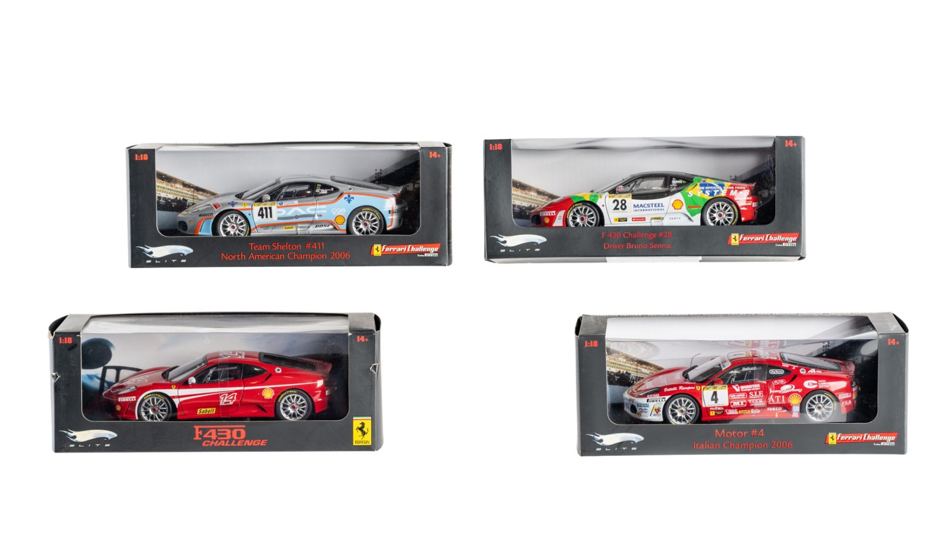 Hot Wheels Elite Ferrari F430 Challenge Race Cars Auction | Mecum
