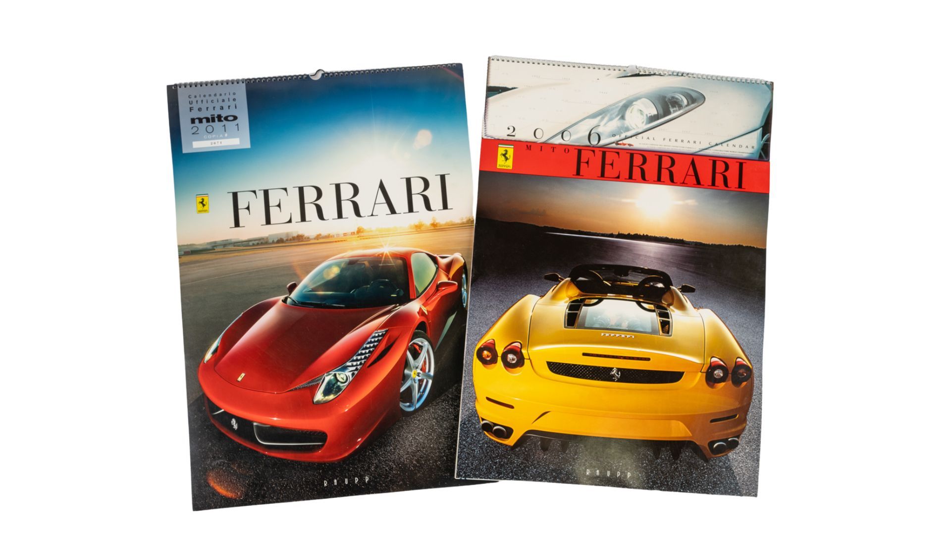 2006 & 2011 Ferrari Calendars Auction | Mecum On Time