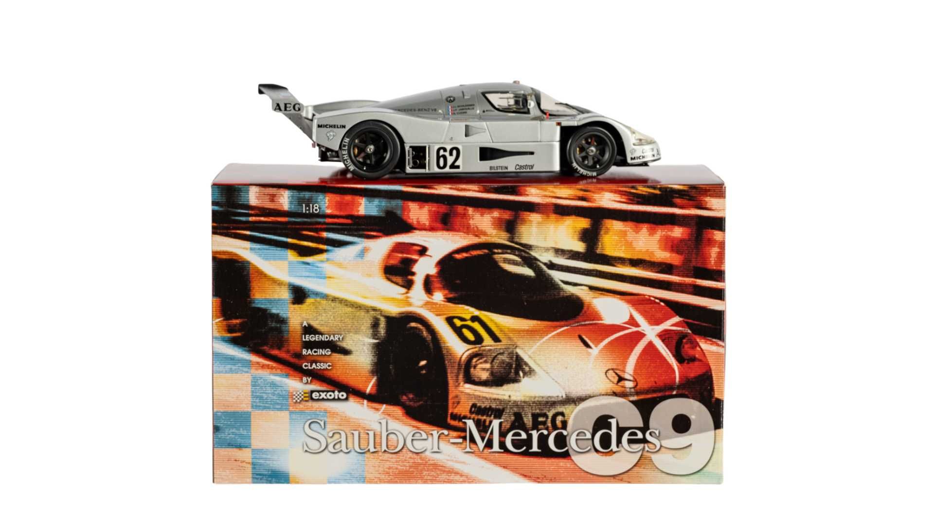 1989 Exoto SAUBER-Mercedes, #62 Le Mans Scale Model Auction