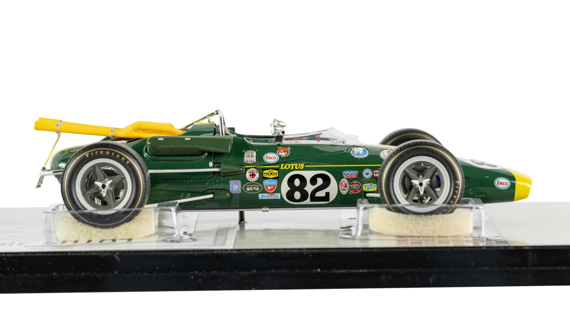 Jim Clark, 1965 Carousel 1 Lotus 38 #82 Indy Winner Scale Model