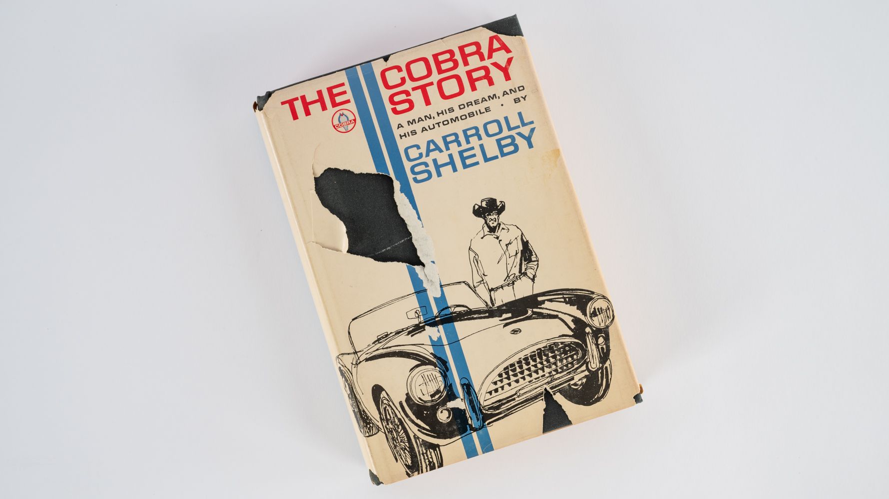 Rare 1965 The Cobra Story, First Edition Signed by Carroll Shelby