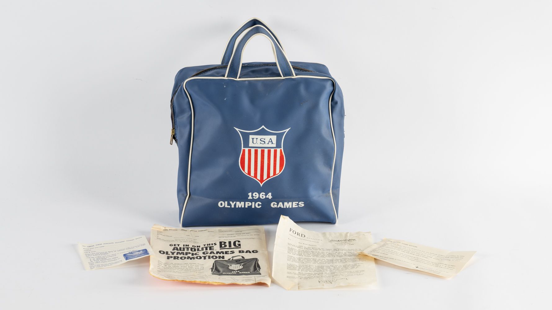 1964 Ford Autolite Olympic Games Promotional Bag Auction | Mecum 