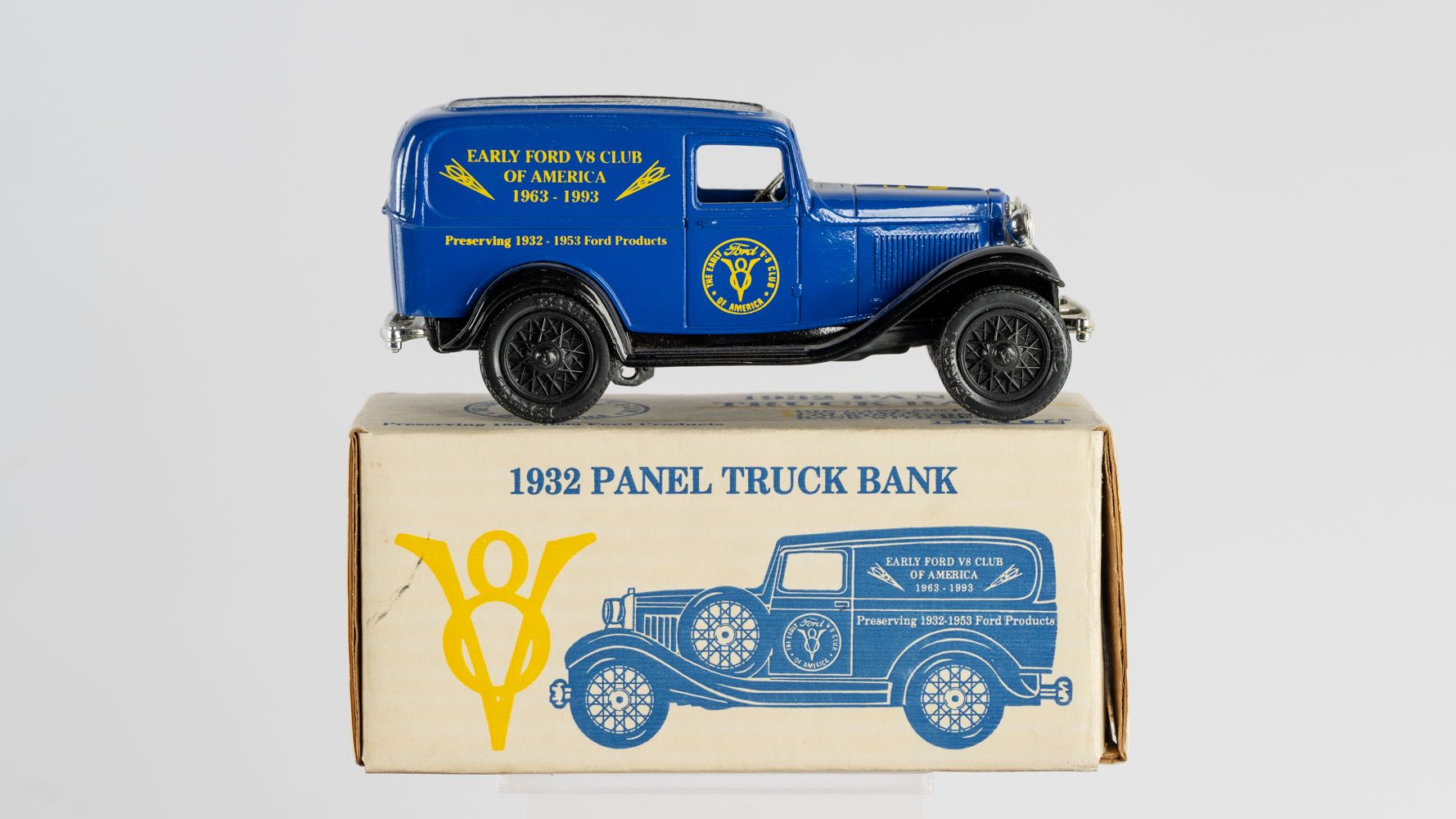 Ford V8 Club 1932 Truck Bank & 1932 Ford Coupe Die-Cast