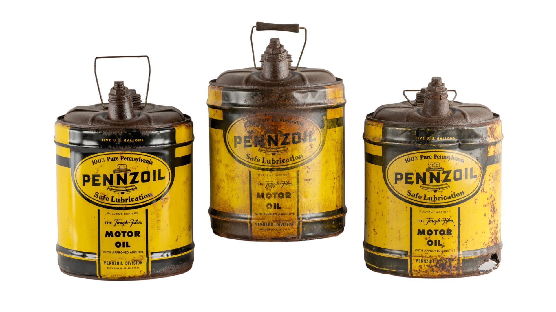 Pennzoil 5-Gallon Motor Oil Cans Auction | Mecum On Time