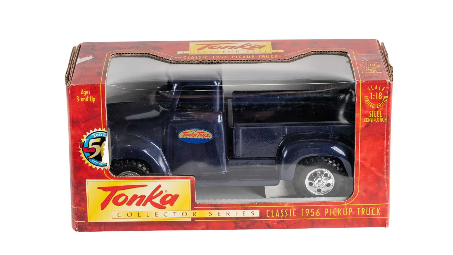 TONKA TOY 50TH ANNIVERSARY COLLECTOR SERIES BLUE on sale 1956 PICKUP TRUCK