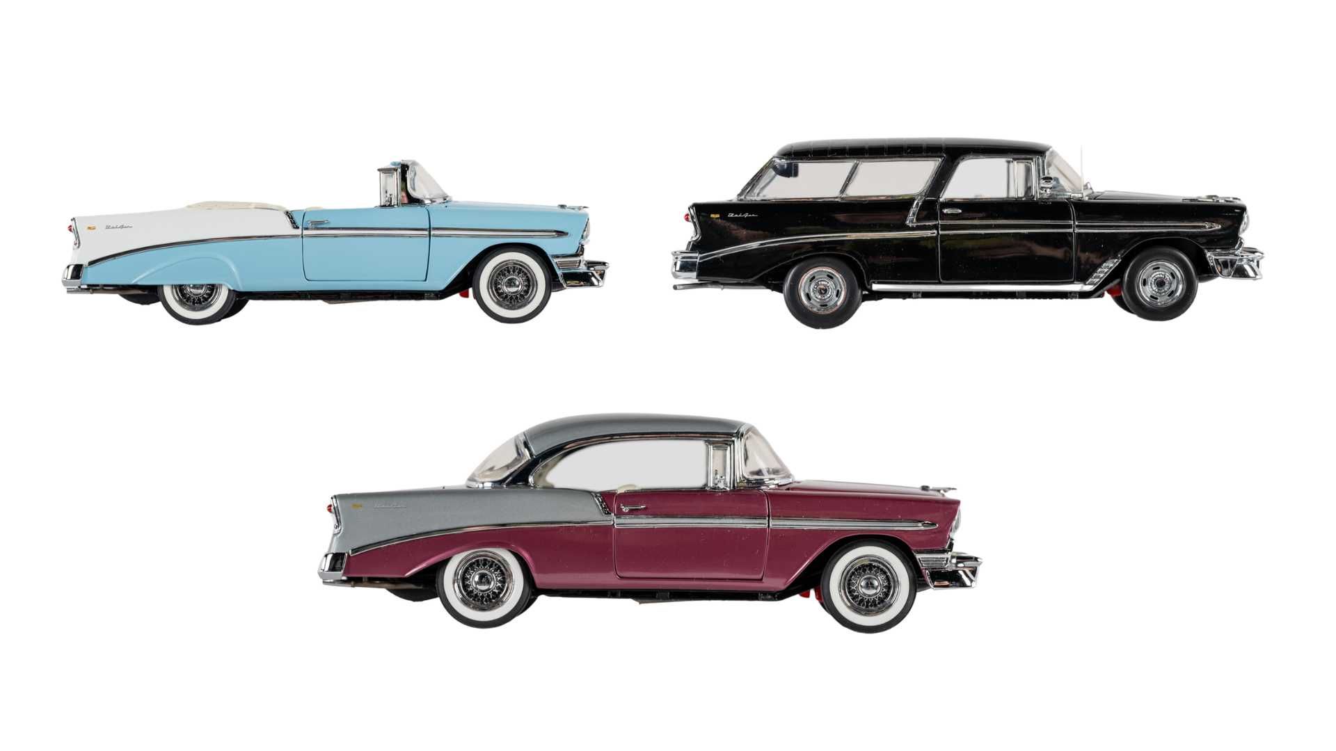 The Franklin Mint 1956 Chevrolet Nomad, Bel Air & Bel Air