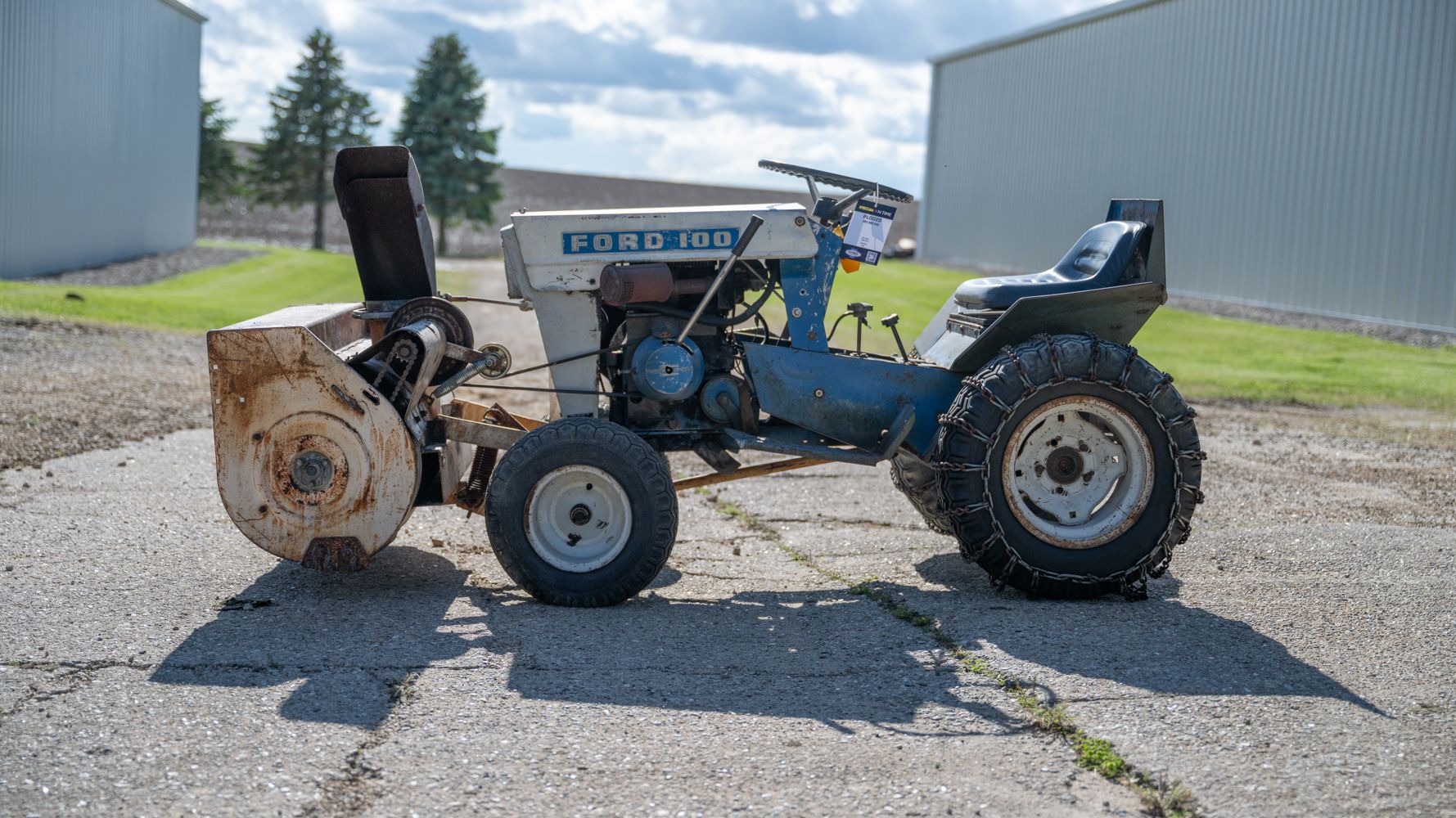 1968 Ford 100 Tractor & Snow Blower Auction | Mecum On Time