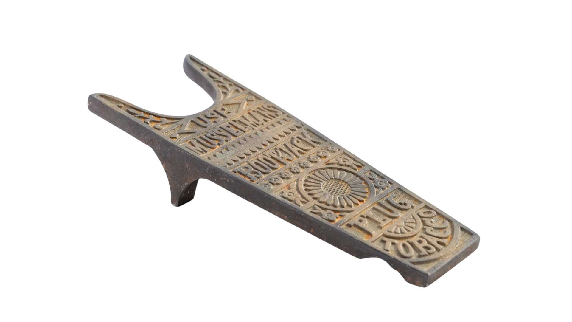 Musselman's Plug Tobacco Cast Iron Boot Jack Auction