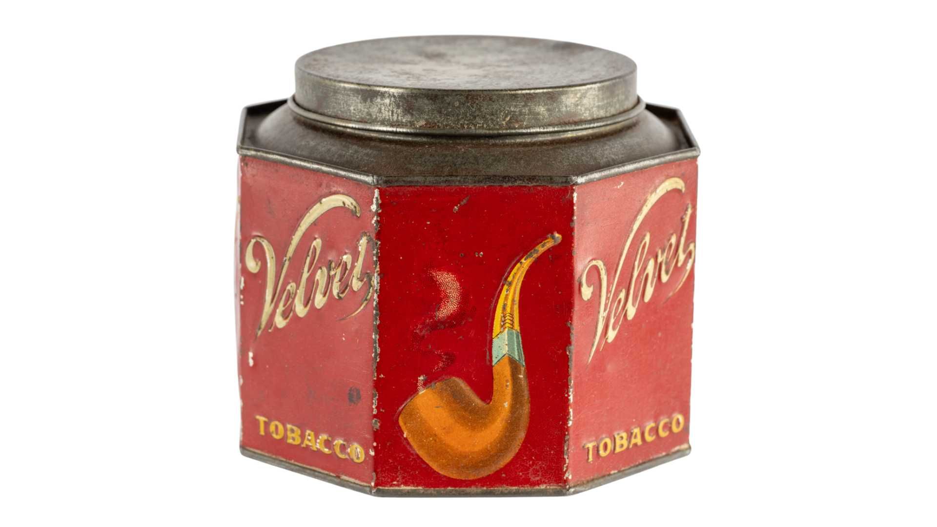 vintage velvet tobacco tin Velvet Tobacco Tin Auction