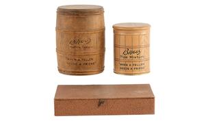 1930s Briggs Pipe Mixture Barrels and Cigar Box Auction
