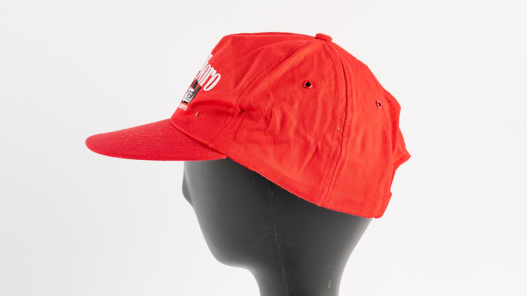 Vintage Marlboro Racing Team '92 Snapback Hat Red Trucker