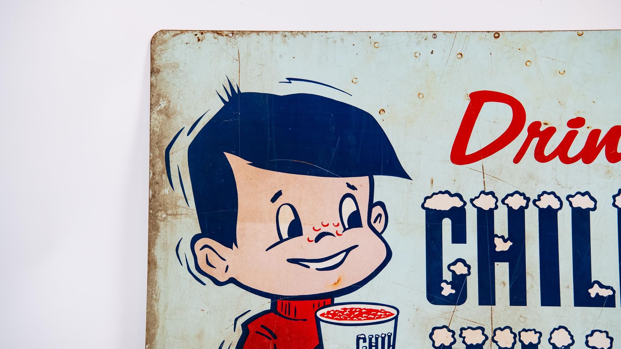 Chilly Willee Single-Sided Tin Sign Auction | Mecum On Time