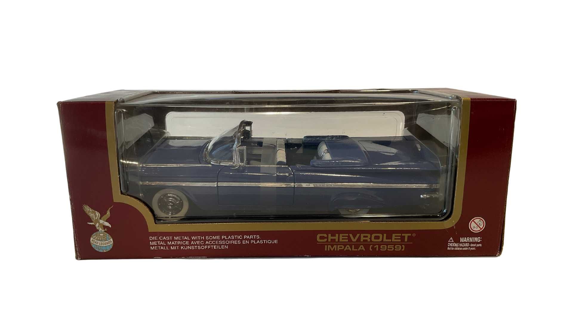 Road Legends 1:18 1959 Chevrolet Impala Scale Model Auction