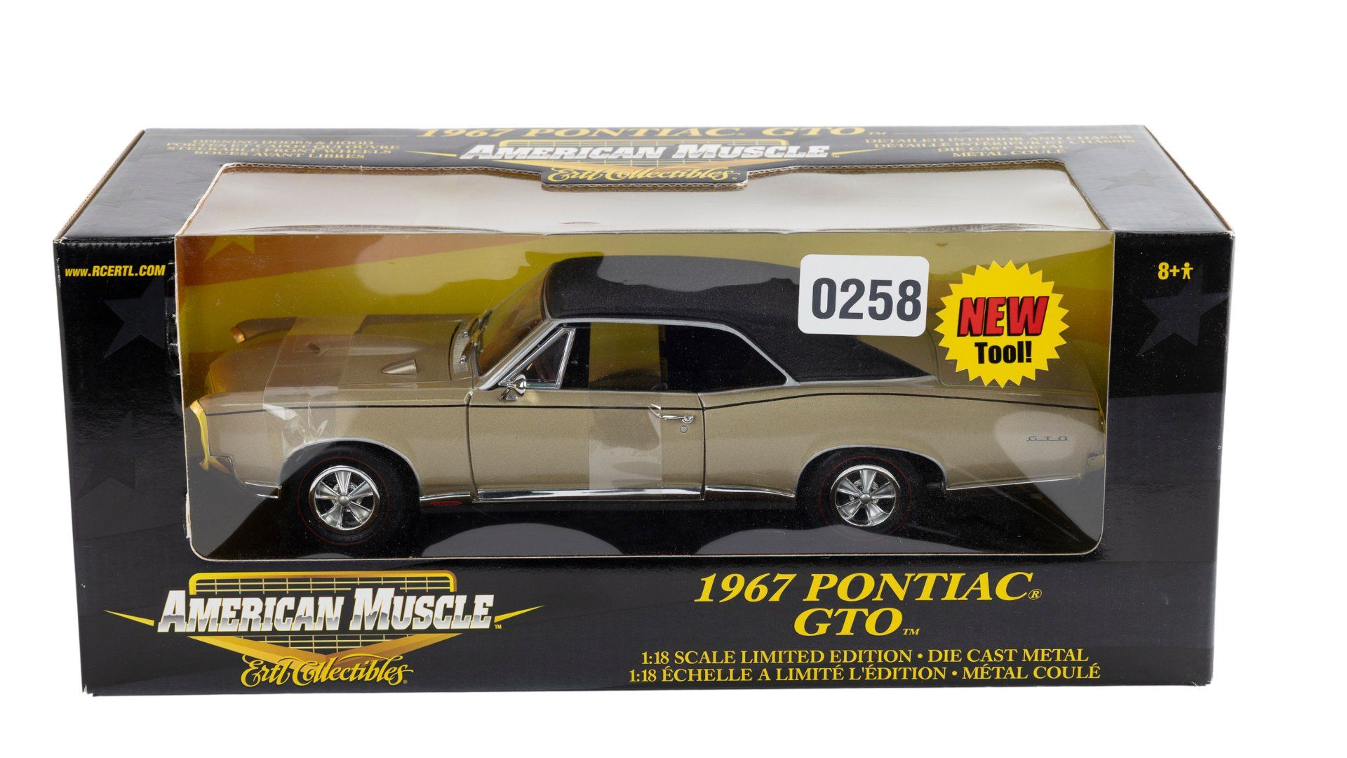 Ertl/'66 Pontiacポンティアック GTO 1/18 限定5000台 Ertl American Muscle 1966 Pontiac GTO 1:18 Scale Diecast