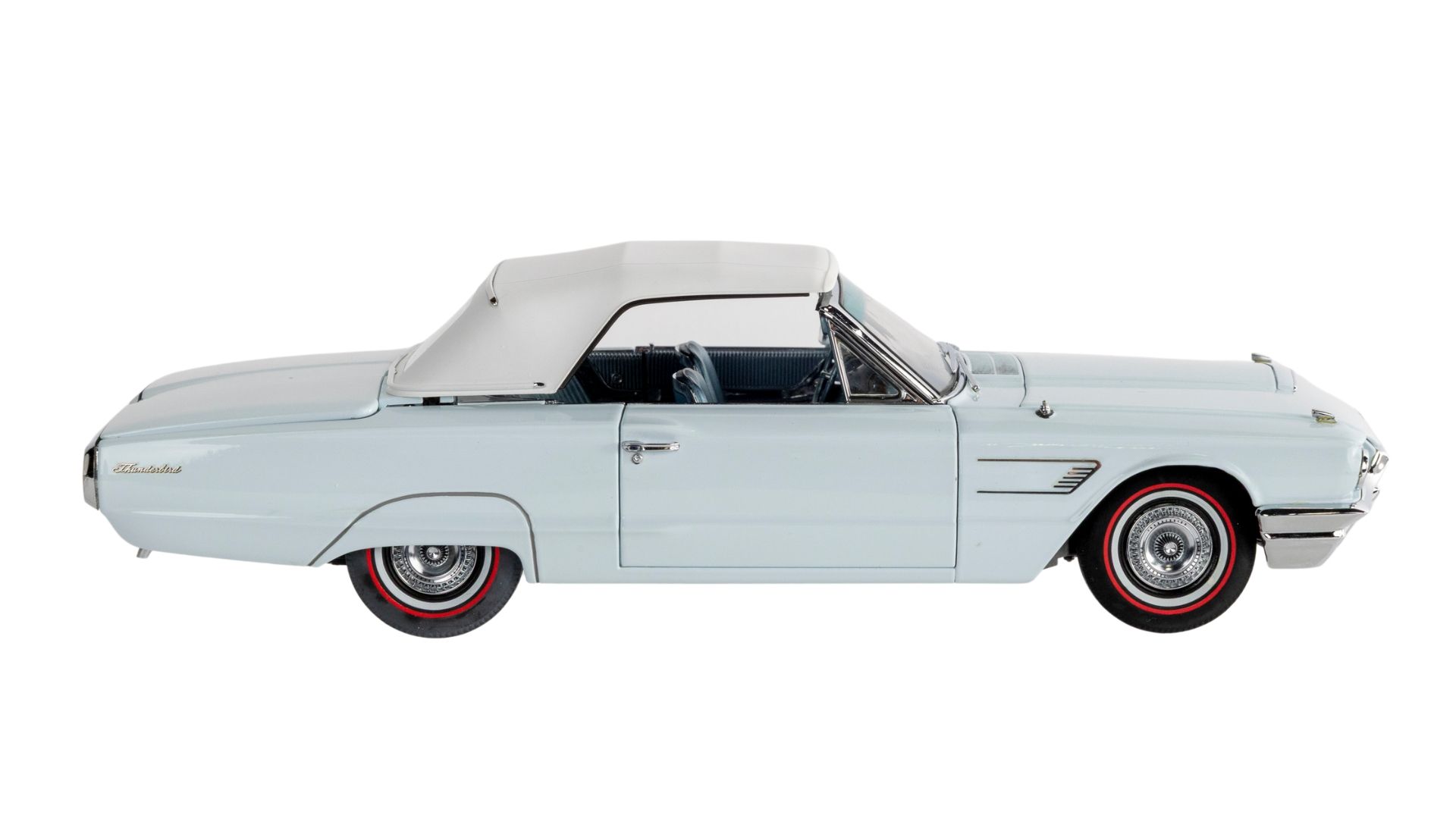 ミニカー 2890 The Danbury Mint Ford Thunderbird DANBURY MINT 1955 FORD THUNDERBIRD (YELLOW) LIMITED EDITION