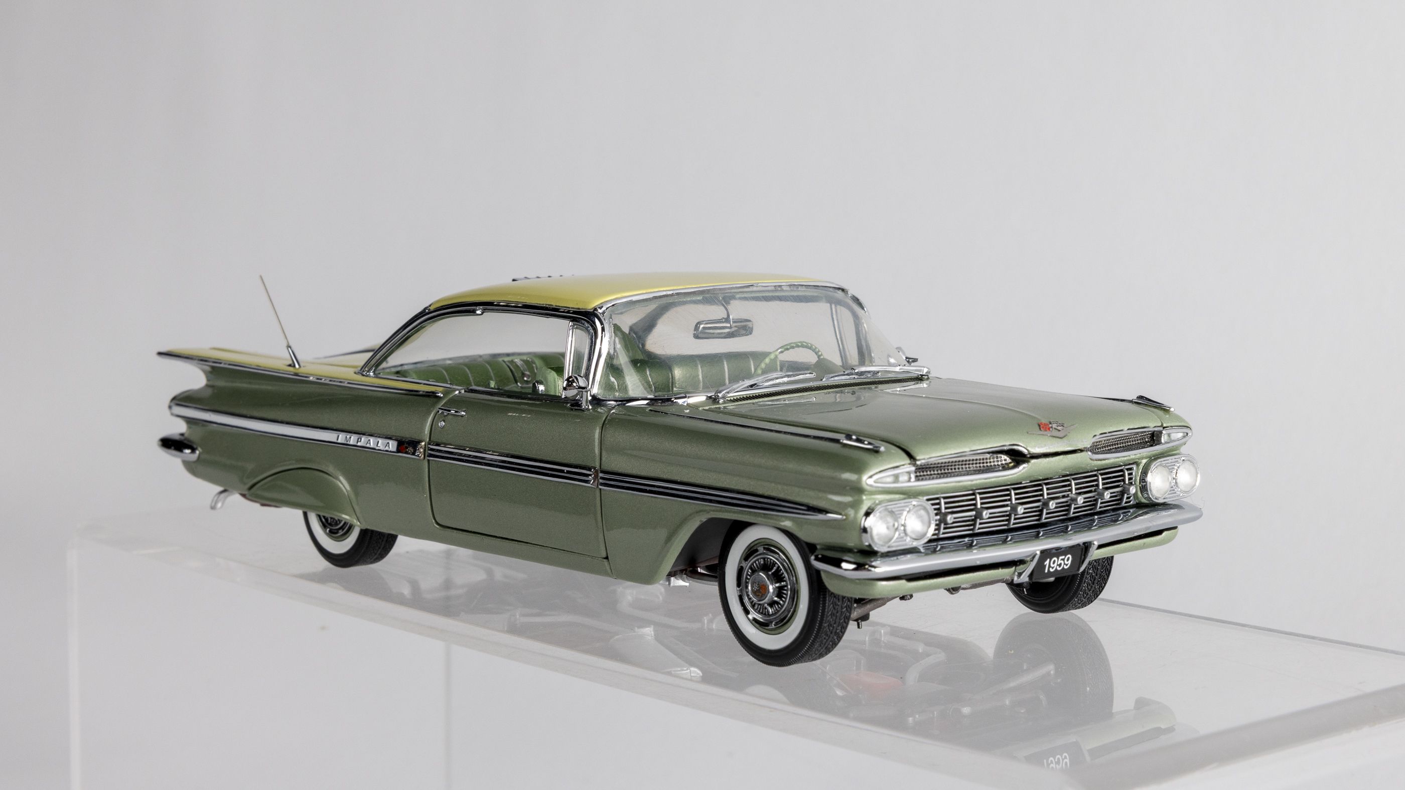 ミニカー WestCoastPrecision1959 Chevrolet Impala West Coast Precision Diecast 1:24 1959 Chevrolet Impala, Aspen