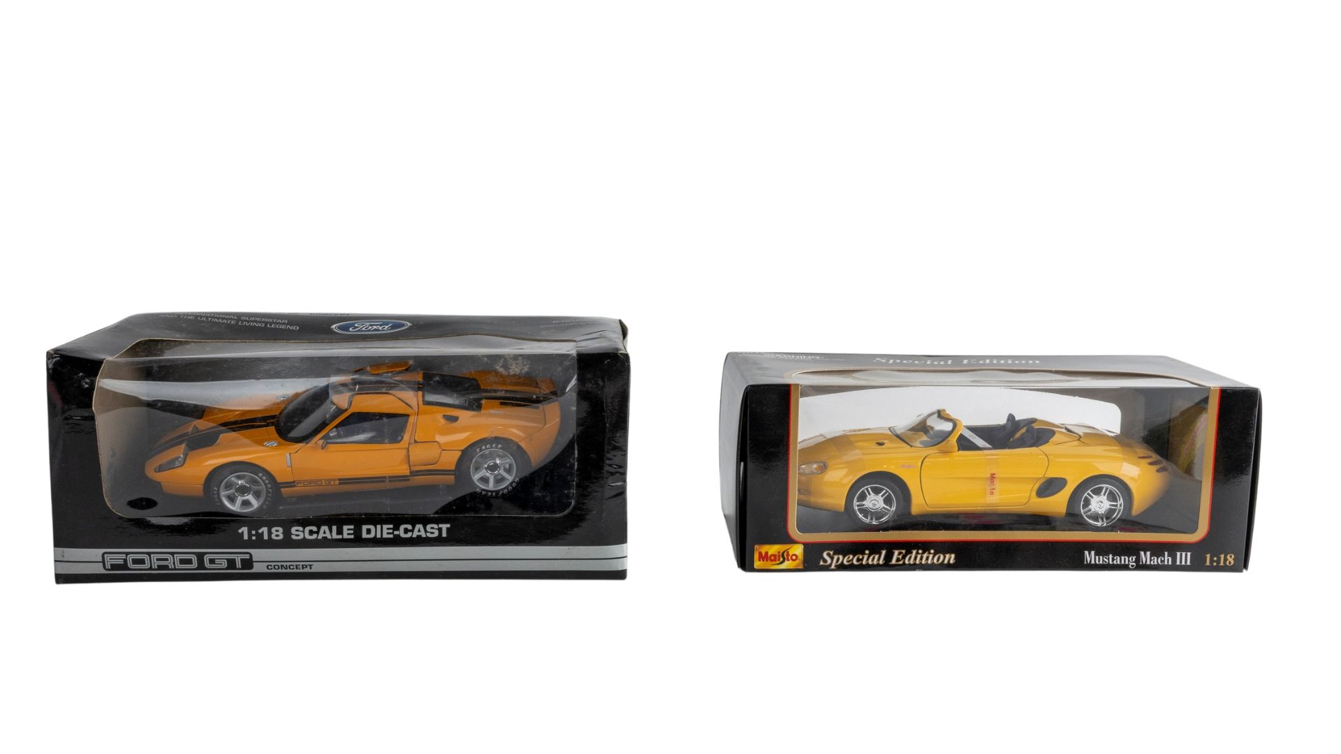 Beanstalk 1:18 Ford GT Concept & Maisto 1:18 Special Edition Ford