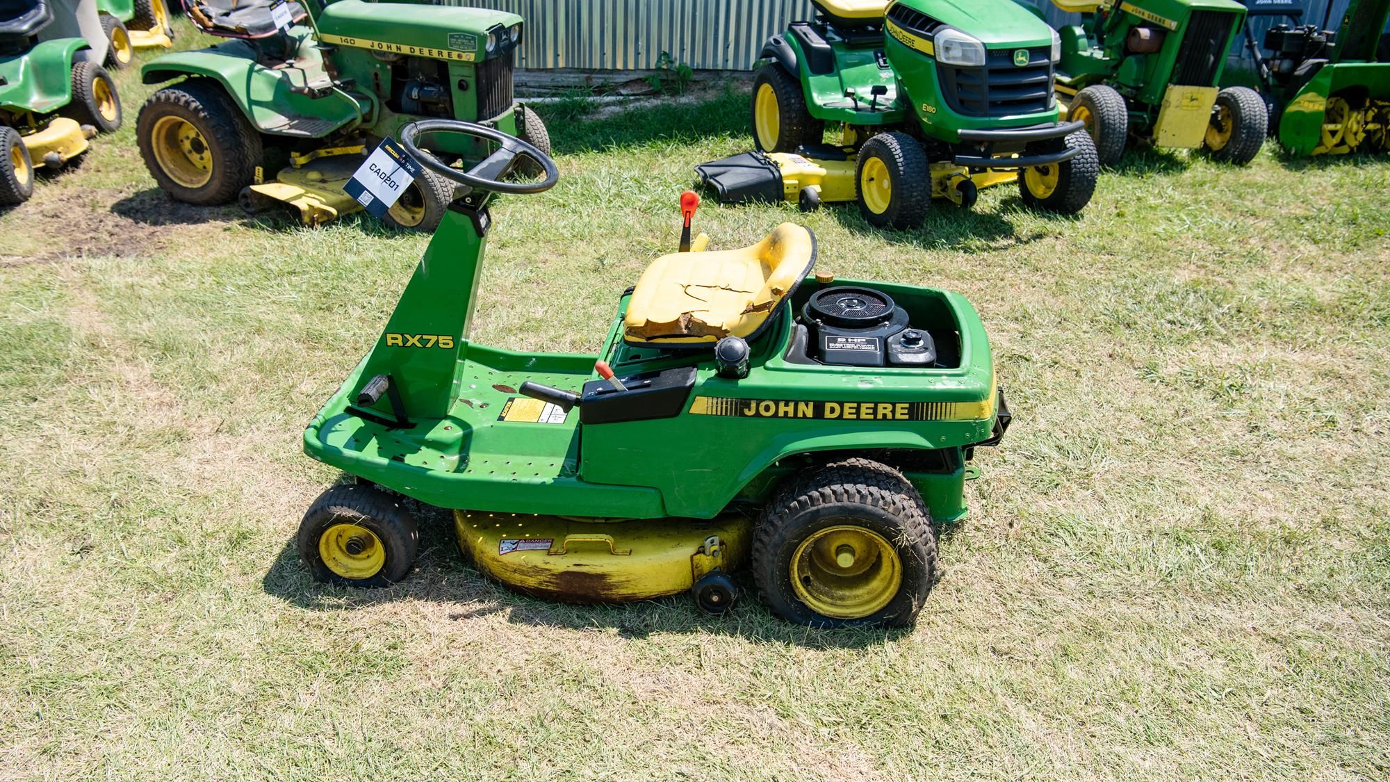 Rx75 John Deere Rear Engine Mower 1987 John Deere RX75 Lawn Garden