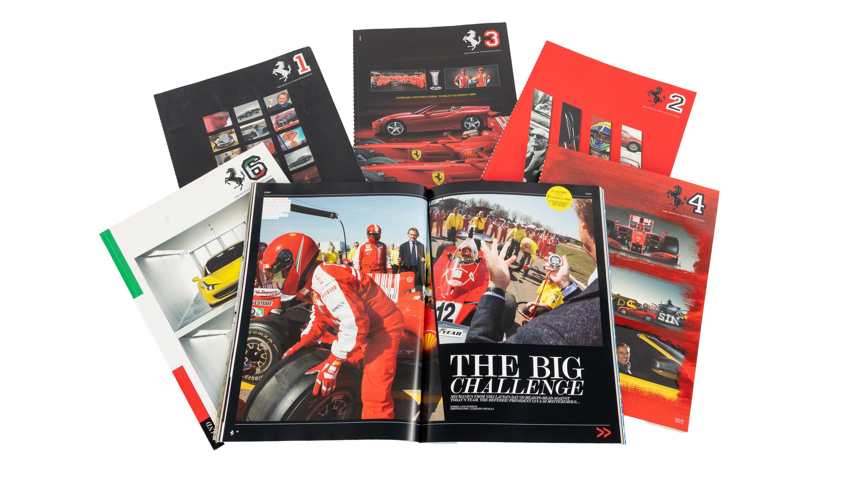 The Official Ferrari Magazine, Issues No. 1-6 Auction | Mecum On Time