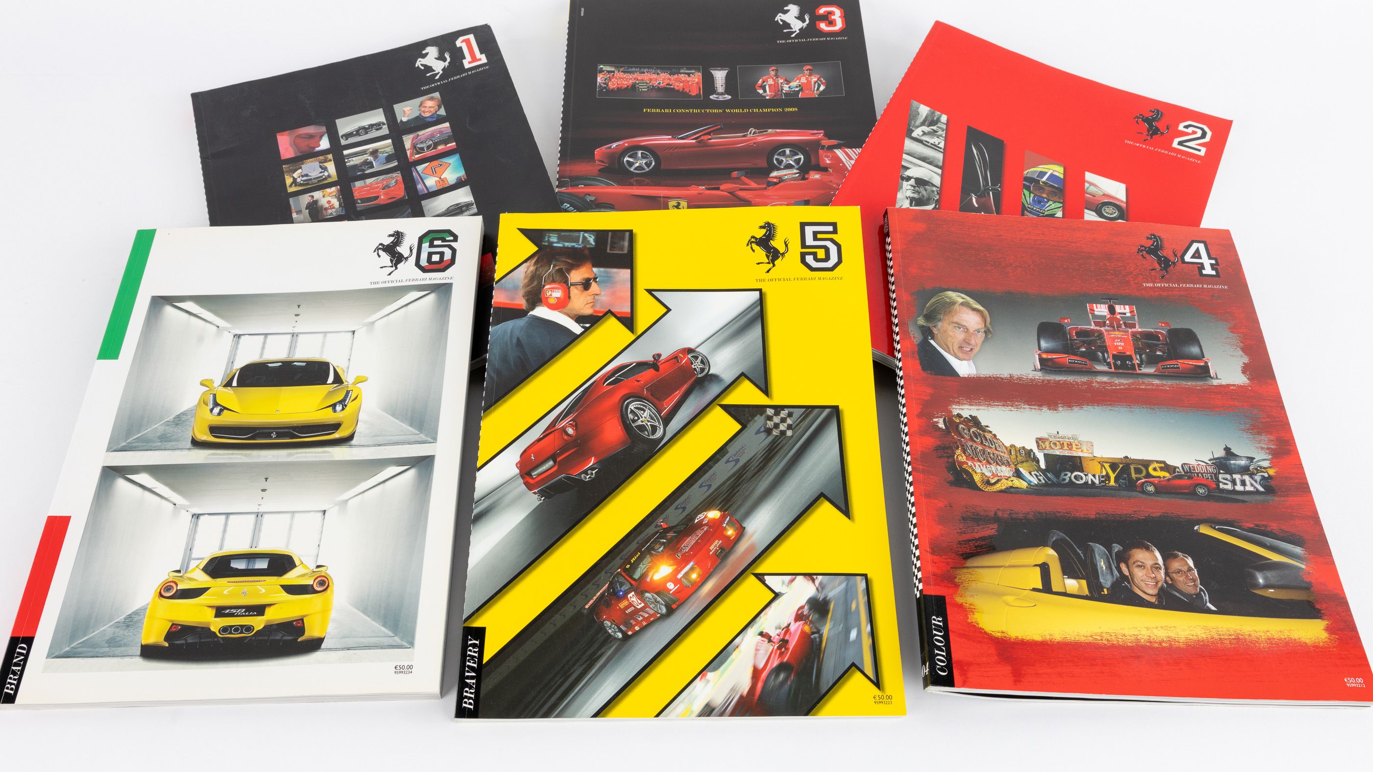 The Official Ferrari Magazine, Issues No. 1-6 Auction | Mecum On Time