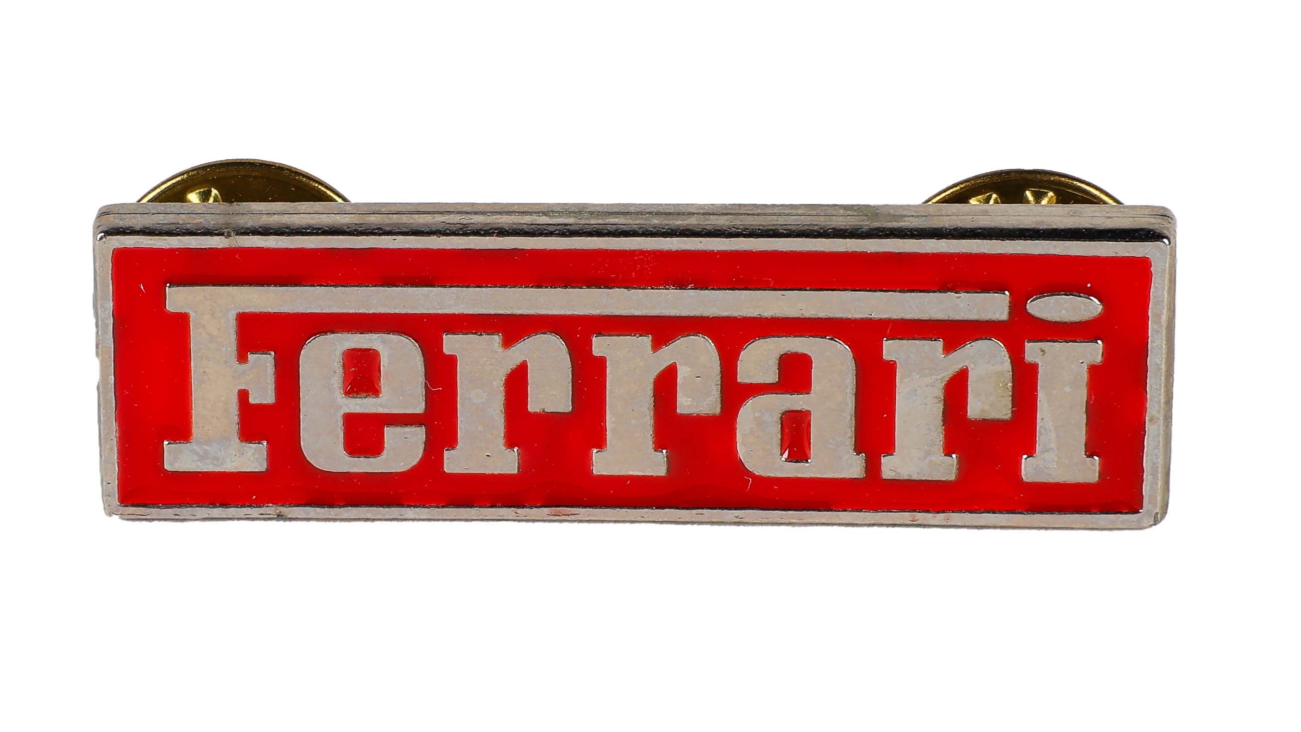 Ferrari Metal Pin Badge Auction | Mecum On Time