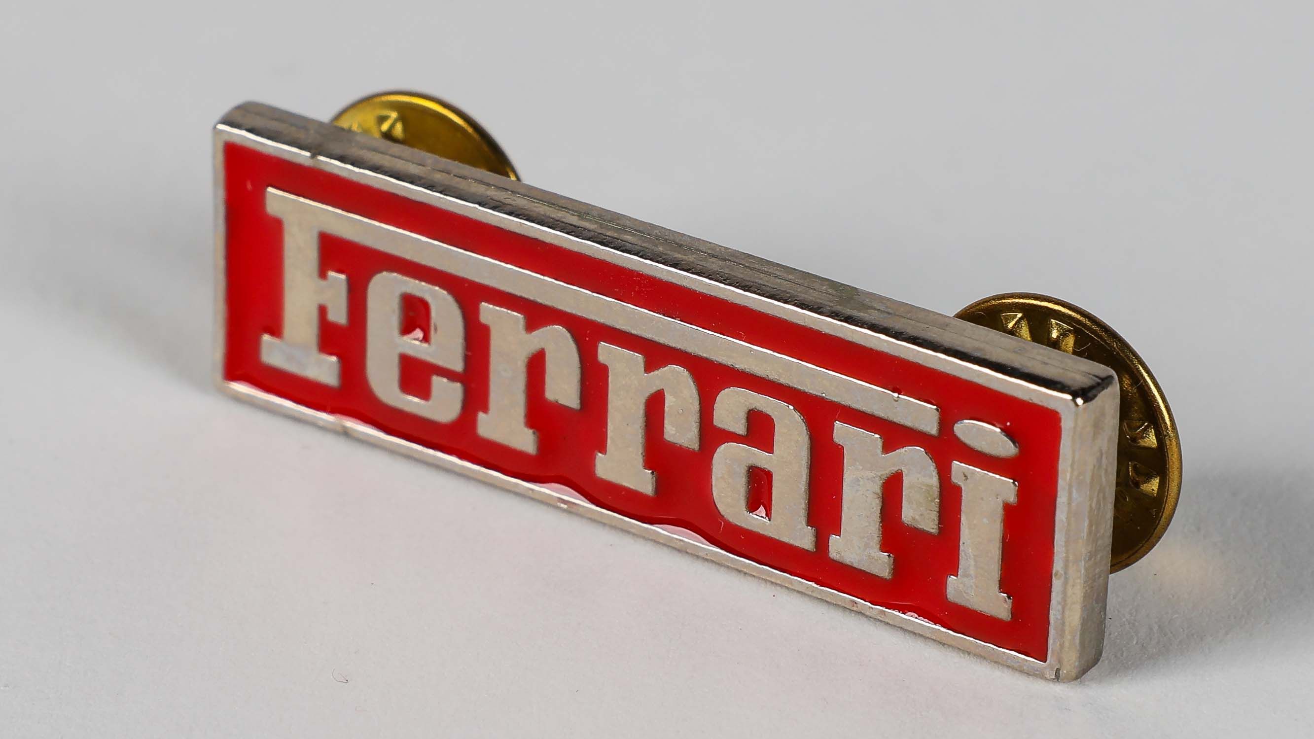 Ferrari Metal Pin Badge Auction | Mecum On Time