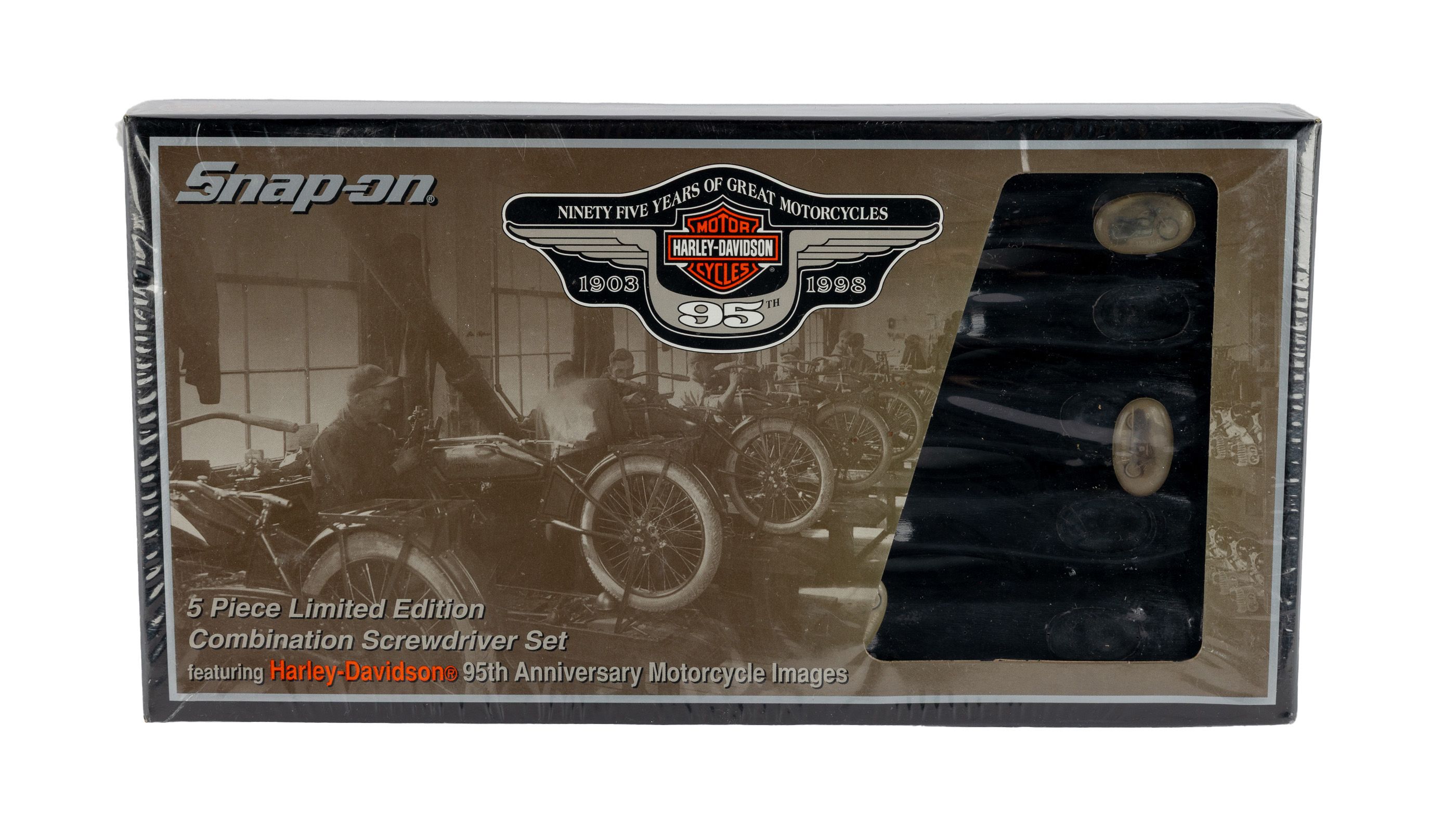 ハーレーダビッドソンおまけ Snap-On Harley-Davidson 95th Anniversary 5-Piece Limited Edition