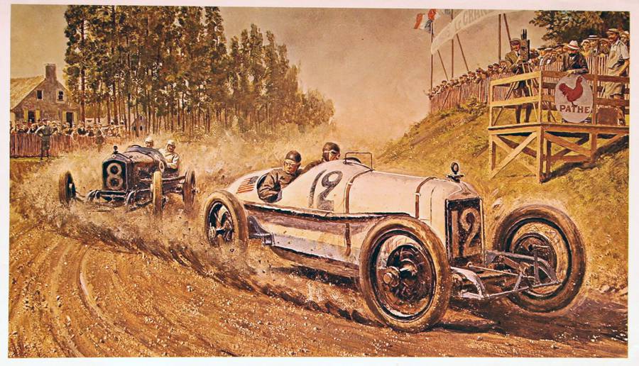 Vintage Le Mans Gran Prix By F Gordon Crosby Auction Mecum On Time